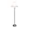 Lalia Home Antique Brass Table and Floor Lamp Set